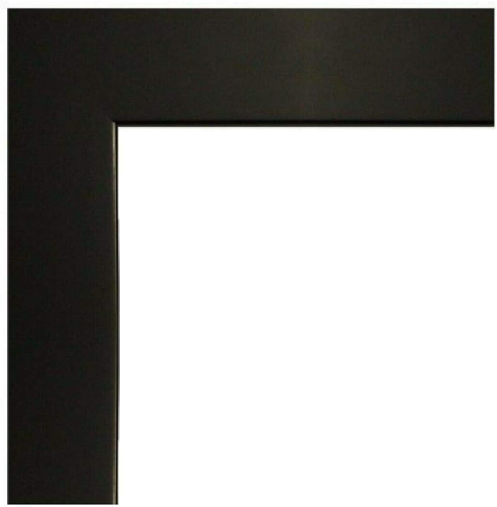 US Art Frame 12x12 Satin Black 1.25 Inch Flat, Wood