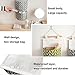 Shiaon Wall Hanging Storage Bag 2 Pack，3 Pockets Sundries Organizer Makeup Cosmetic Pouch Wardrobe Closet Storage Container Nordic Style (Yellow+Grey)