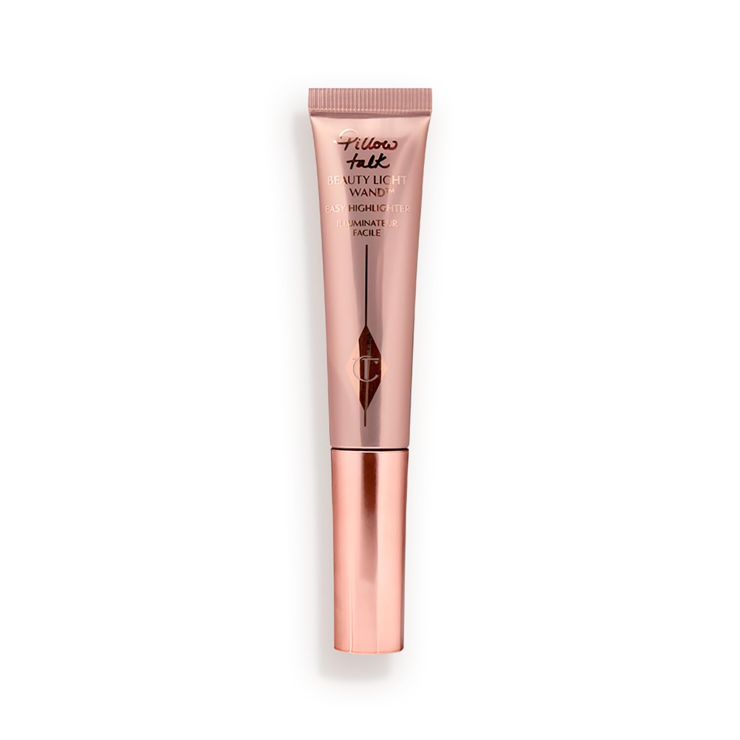 Photo 1 of Charlotte Tilbury Pillow Talk Beauty Light Wand Liquid Highlighter Makeup - Soft-Focus Nude-Pink Highlighter & Blush for Cheeks - Pearlescent, Weightless Radiant Finish - Pillow Talk Original