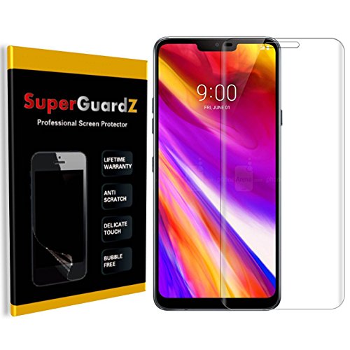 [3-Pack] LG G7 ThinQ Screen Protector [Full Coverage], SuperGuardZ, Edge-To-Edge Protect, HD Clear, Military Grade Film, Anti-Scratch, [Lifetime Replacement]