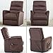 BONZY Lift Recliner Contemporary Power Lift Chair Soft and Warm Fabric with Remote Control for Gentle Motor, Chocolate