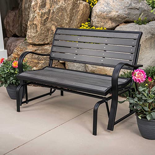Lifetime 60276 Glider Bench, Harbor Gray Pricepulse