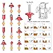 1/4 Inch Shank Tungsten Carbide Router Bit Set Woodworking (12 PCS)