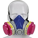 Safety Works SWX00320 Multi-Purpose Respirator Half-Mask Niosh Ov/AG/P100