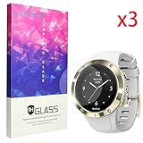Suunto Spartan Trainer Wrist HR Screen Protector, Lamshaw 9H Tempered Glass Screen Protector for Suunto Spartan Trainer Wrist HR (3 Pack)