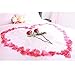 Shenglong Red Rose Petals for Wedding 5000 Silk Rose Artificial Petals Supplies Wedding Decorations (Red)