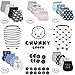 Baby Burp Cloths 4 pack, 100% Organic Cotton | Large, Triple Layer, Ultra Absorbent & Soft |Burping Rag for Newborn, Gender Neutral |Baby Shower Set for Boys & Girls “ Dream Big Set” By Chunky Chops