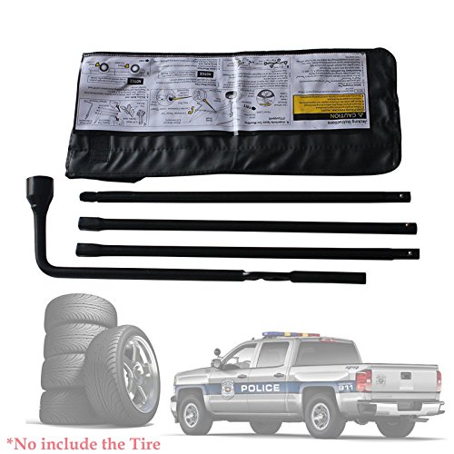 Click Here to See More Images Spare Tire Tool Kit with Carrying Case Bag For Car GMC Sierra Chevy Silverado​ Yukon XL 1500 2500 Wheel Wrench Repair Tools Set