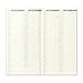 MIDORI Travelers Notebook Refill 2017 WEEKLY VERTICAL (Regular Size)