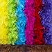 Feather Boa Set of Vibrant Colors – Fits Any Occasion – Mardi Gras Decorations - Party Supplies – Costume Boas – 6.6ft, Long Feather Boas – Fluffy – Eco-Friendly (Rainbow (6pcs), 40g)