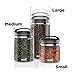 Evak Fresh Saver Airless Canister, Glass & Stainless, Black Gloss handle, Large