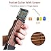 Baiwka Pocket Guitar Practice Tool,Pocket Guitar Chord Trainer,Mini 6 Fret Digital Guitar Chord Trainer,Practice Guitar with Screen,Portable Guitar Trainer with Rotatable Chord Screen for Beginner