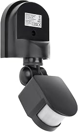 Maclean MCE25 GR Wall-Mounted 180° Motion & Dusk Sensor 1200W Grey view 9