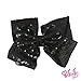JoJo Siwa Signature Collection 2Pc Black Sequin and Red with Rhinestones Hair Bow Box Set With Sticker Patch