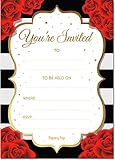 30 Invitations with Envelopes - Bridal Shower Invitations, Wedding Shower Invitations, Bachelorette Party Invitations, Birthday Invitations