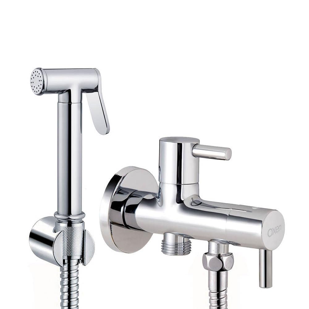 Kibath 414151 Intimate Hygiene with Installation Without Bidet Substitute Work; Toilet tap; Cold Water only; Gloss Chrome