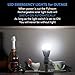 Flyhoom Portable LED Bulb Lights Indoor Rechargeable LED Bulb Lamp for Camping Tent Light Bulb, Coolwhite
