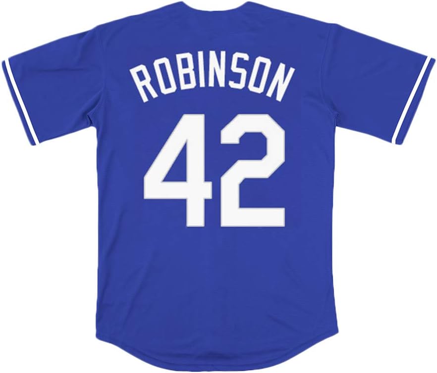 Kooy Robinson #42 Brooklyn Baseball Jersey Men Throwback Summer Christmas