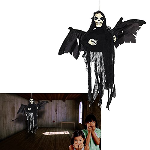 Flying Ghost |  Hanging Floating Skeleton Ghost | Halloween Decoration Shaking Ghost | Dazzling Toys