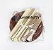 SUNBEAUTY Pack of 7 Cream Tan Color Tissue Paper Pom Poms Brown Paper Lanterns Party Wedding Birthday Decorations