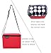 MIER 24 Can Soft Cooler Insulated Lunch Box Bag for Women, Men, Leakproof Lunch Tote (Black)