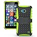 Lumia 640 Case,Nokia 640 Case, Sophmy Hybrid Dual Layer Armor Protective Case Cover with kickstand for Microsoft Lumia 640 (green)