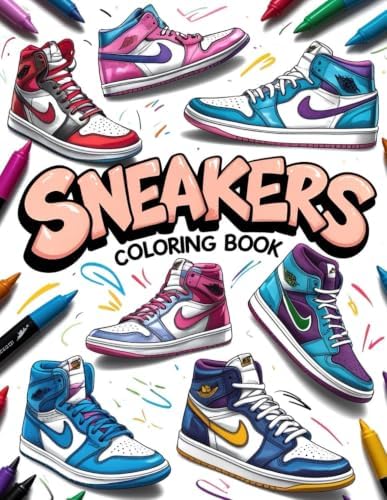 Amazon.com: Sneaker Coloring Book: 46 Iconic Models: 9789188369437