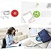 MAIRUI Wired Earbud Case 3 Pack Earphone Headphone Cord Organizer Earbuds Wrap Soft Silicone Magnetic Holder Storage Tangle Free Cable Winder(Red/Blue/Green)