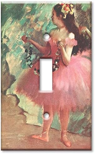 Art Plates - Degas: Dancer in Rose Dress Switch Plate - Single Toggle