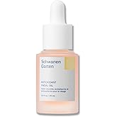 Schwanen Garten Antioxidant Facial Oil 0.5oz / 15ml - Hydrating barrier, Organically grown & Handpicked ingredients, Vegan, Korean skincare