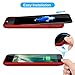 Battery case for iPhone 8 plus/7 plus 8500mAh, HETP Rechargeable Extended Battery Cover for Apple iPhone 8 plus 7 plus Portable Charging Case Backup Power Case (5.5 inch) -Red