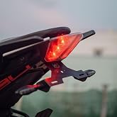 Motoaggrandize Tail Tidy | License plate holder for KTM Duke 125 | 200 | 250 | 390 [Generation 2 only] | Colour: Black