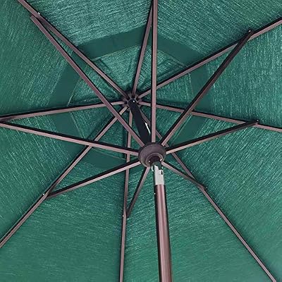 Amazon Com Eliteshade Sunbrella 9ft Market Umbrella Patio Outdoor Table Umbrella With Ventilation And 5 Years Non Fading Top Forest Green Garden Outdoor