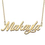 GR35Z9 Makayla Name Necklace Gift for Her His