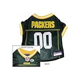 Pets First Official NFL Green Bay Packers Jersey Small