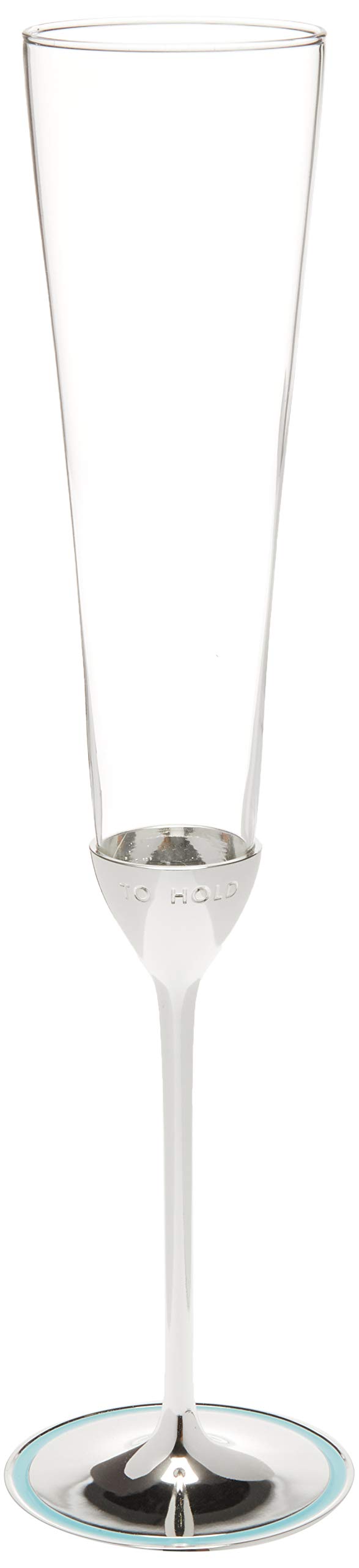 Kate Spade New York Take The Cake 2 Piece Champagne Flutes Set Zinc Clear 2 Count (Pack of 1)