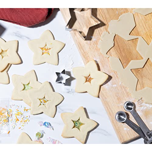 Thoughtfully Gifts, Sugar Cookie Baking Kit, Makes Stained Glass