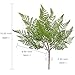 GTidea 2pcs Artificial Plastic Boston Ferns Bush Faux Grass Leaves Fake Shrubs Plant Greenery Home Garden Wedding Patio Outside Balcony Gallery Decor