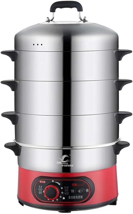 Food Steamer, 220V 1300W Large Capacity Stainless Steel Electric