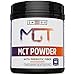 MCT Oil Powder with Prebiotic Acacia Fiber - ZERO Net Carbs - Keto Friendly Fat & Fiber Source for Sustained Energy, Appetite Control & Gut Health - Easy to Digest - For Coffee, Smoothies & More!