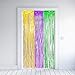 JOYIN 5PCS Mardi Gras Party Decoration with 1 PCS Fringe Curtain, 3 PCS Table Skirt and 1 PCS Garland Pack Mardi Gras Party Favor Supplies