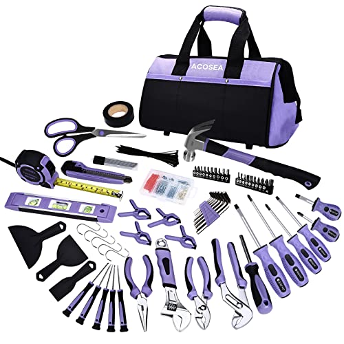 Purple Tool Set,ACOSEA 223-Piece Tool Sets for