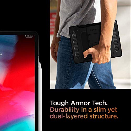 Spigen Tough Armor Tech Compatible con iPad Pro 12.9 (2018) Funda - Negro - Imagen 3