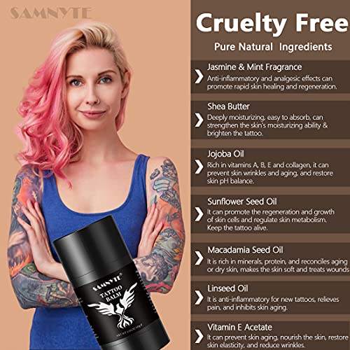 Tattoo Balm, (3.53Oz)Tattoo Aftercare Healing Ointment, Tattoo Lotion