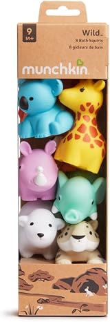 Munchkin Wild Animal Baby Bath Toy Squirts 8 Pack Multi view 9