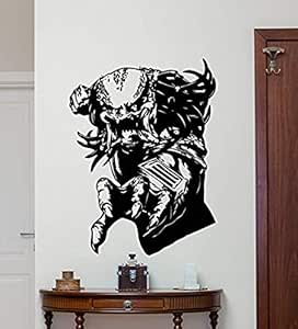 Depredador calcomanía de vinilo de cómics de superhéroe extraterrestre