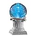 Collections Etc Solar Fiber Optic Gazing Ball Outdoor Garden Decoration, Multicolored