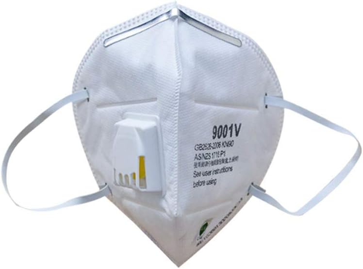 Chrystyna PM2.5 Anti-fog Cup Masks, Efficient Breathing Protection ff2 Dust Masks, White Anti Fog Pollution Face Mask, Breathable Earloop Industrial Masks Respirators for Outdoor Activities