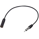 Bingfu Car Radio Antenna Extension Cable 50cm / 20 inch FM AM Radio Car Antenna Extension Coaxial Cable Cord DIN Plug Connector for Vehicle Truck Stereo Head Unit CD Media Receiver Player