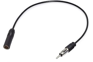 Bingfu Car Radio Antenna Extension Cable 50cm / 20 inch FM AM Radio Car Antenna Extension Cable Cord DIN Plug Connector Coaxi